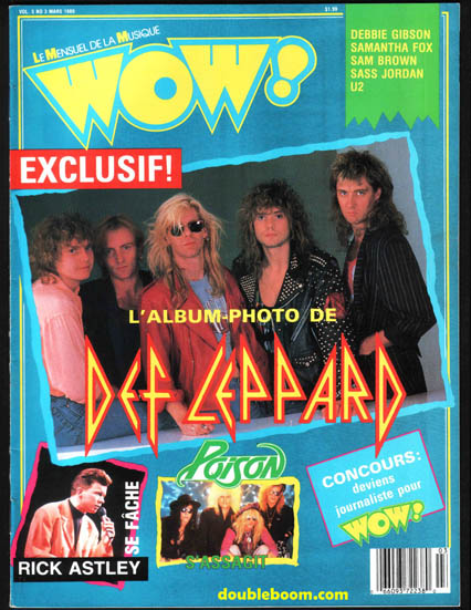 WOW Mars 1989 - Def Leppard